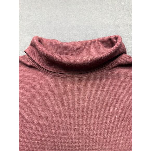 American Eagle Cropped Ribbed Turtleneck Purple Hi Low Women's Size X-Small - Picture 3 of 8